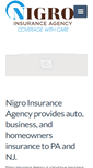 Mobile Screenshot of nigroinsuranceagency.com